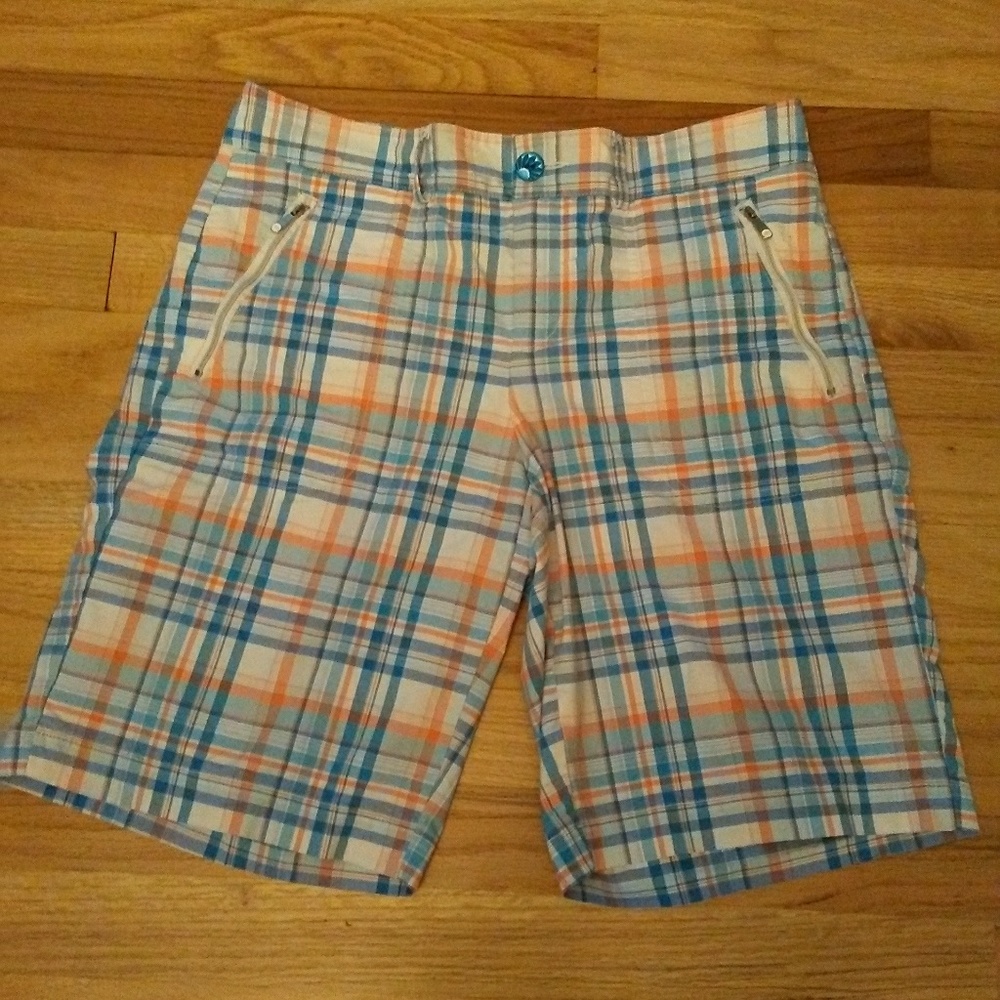 💝SALE: Plaid Stretch Bermuda Shorts Size 6